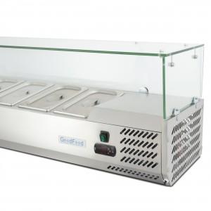 Витрина холодильная для топинга GoodFood GF-VRX2000/380-H6C